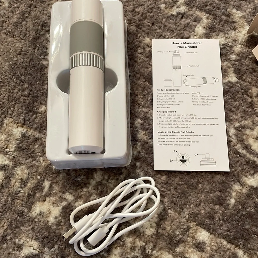 Professional Electric Pet Nail Grinder